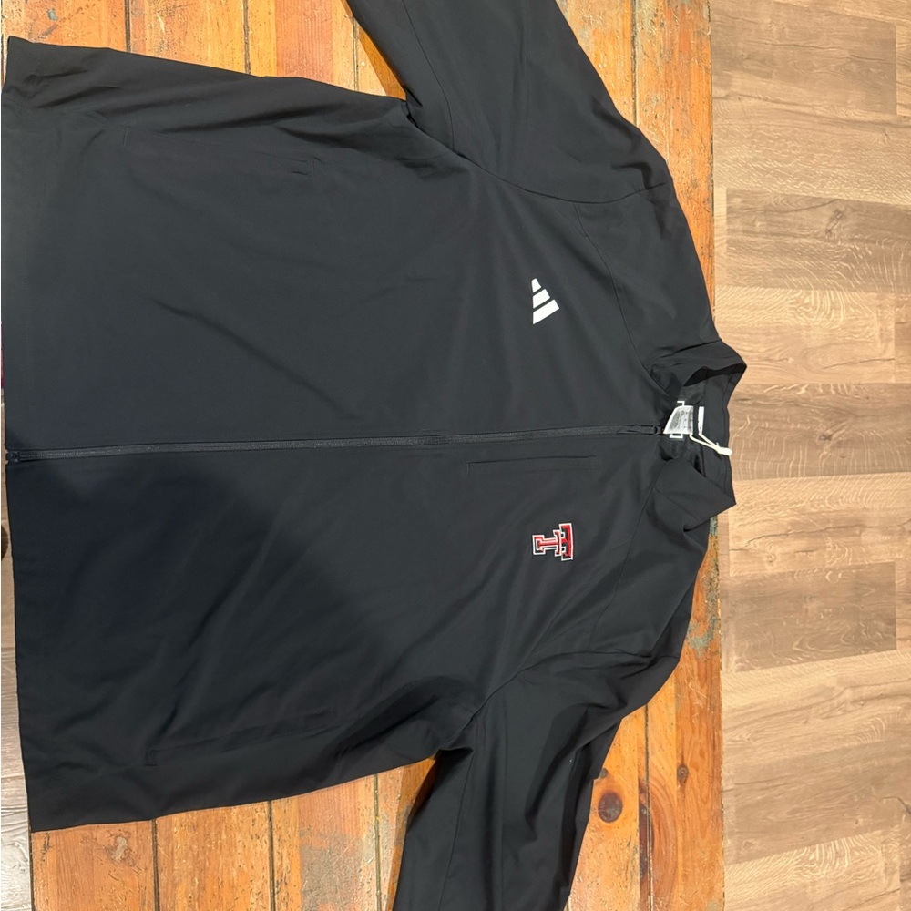 Team issued Travel jacket 2025 Season men’s Black Full-Zip Jacket with Logo